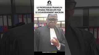 Le professeur Franklin Nyamsi persécuté par Macron  afrique shorts fypシ゚ macron FranklinNyamsi [upl. by Nahgeam842]