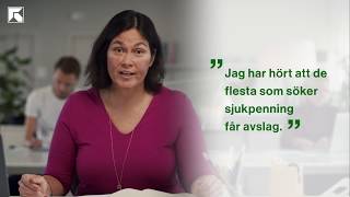 Försäkringskassan förklarar Får de flesta som söker sjukpenning avslag [upl. by Knitter82]