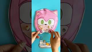 AMY ROSE Pop The Pimples  Squishy Paper Makeup  AMY ROSE Blind Bag Paper Ghes Handmade [upl. by Alyahs]