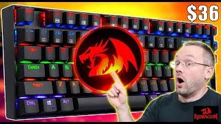 Redragon K552 RGB Rainbow Mechanical Gaming Keyboard Unboxing amp Review  Lighting Modes Explained [upl. by Tiertza]