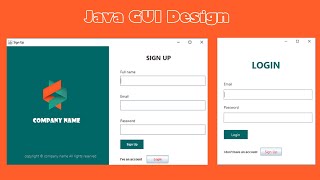 JAVA  How To Design Login And Register Form In Java Netbeans [upl. by Whitten375]
