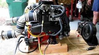 350 SBC Marine Engine Startup [upl. by Rigdon678]