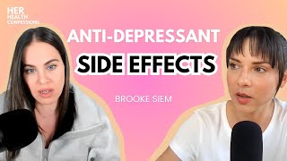 Common Side Effects of Antidepressants with Brooke Siem [upl. by Crysta]