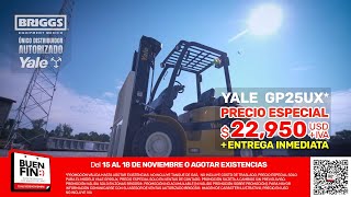 Montacargas Yale GP25UX Nuevo a Precio Especial [upl. by Lesde]