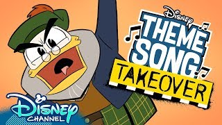 Glomgold Theme Song Takeover 💸  DuckTales  Disney Channel [upl. by Elkraps]