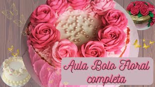 Aula bolo floral [upl. by Anaiviv]