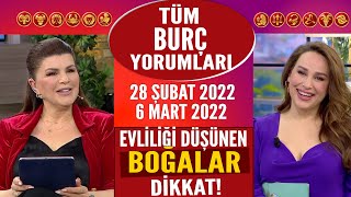 28 Şubat 2022  6 Mart 2022 Nuray Sayarıdan haftalık burç yorumları Evliliği düşünen BOĞALAR [upl. by Idou931]