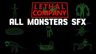 ALL Lethal Company Monsters Sound Effects for Soundboard Trolling [upl. by Latashia]