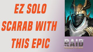 VERGIS EZ SOLO SCARAB KING FLOOR 100 HARD  RAID SHADOW LEGEND [upl. by Auliffe381]