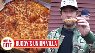 Barstool Pizza Review  Buddy’s Union Villa North Easton MA [upl. by Eleaffar]