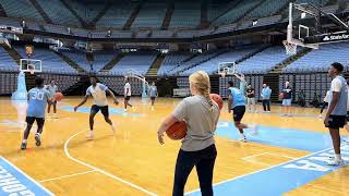 UNC Basketball Practice Sneak Peek  Inside Carolina [upl. by Hendrick]