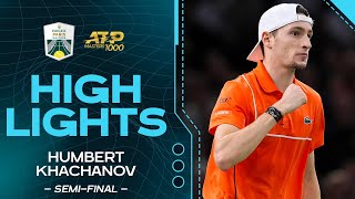 Humbert v Khachanov semifinal Highlights  Rolex Paris Masters 2024 [upl. by Eninnaj]