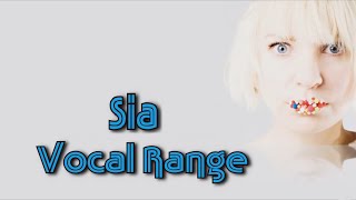 SIA  FULL VOCAL RANGE A1 B2A6 [upl. by Einnahc482]