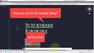 Using lisp TPL to print multi dwg in model space  AutoCAD [upl. by Clint640]