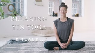 Unwind en undo stress with Yin Yoga 15minute yoga practice  Rituals [upl. by Anak]