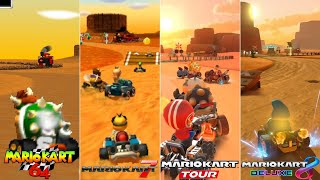 Evolution Of N64 Kalimari Desert Course In Mario Kart Series 19962022 [upl. by Freddie999]