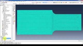 Abaqus Tutorial  Lastra con raccordi soggetta a trazione Plate with fillets in traction  UNITN [upl. by Ful]