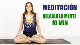 MEDITACIĂ“N GUIADA PARA RELAJAR LA MENTE  Elena Malova [upl. by Aihselef]