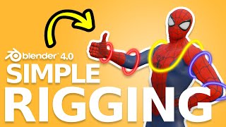 Amazingly EASY Way To Rig Characters in Blender 41 [upl. by Boris675]