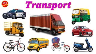 Transport name  Transport types in English  Types of transport  Transport mode around the world [upl. by Ijok]