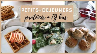 Petit déjeuner IG bas et protéiné  Recettes healthy et faciles sans sucre ajouté [upl. by Sifan]