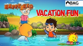 Happy Kid  Vacation Fun  Episode 95  Kochu TV  Malayalam [upl. by Anivla]