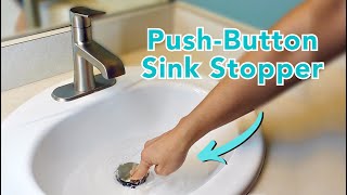 Popup vs PushButton Sink Stopper [upl. by Tnomed36]