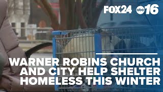 Warner Robins church teams up with city to shelter homeless from winters chill [upl. by Marcella]