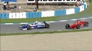 F1 Jerez GP 1997  Schumacher Villeneuve Collision PremiereSky German Commentary [upl. by Delp]