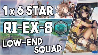 【明日方舟Arknights】RIEX8  Medal  Low End Squad  Arknights Strategy [upl. by Callan]