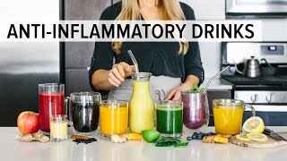 8 ANTIINFLAMMATORY DRINKS  to enjoy for health amp wellness [upl. by Rolyak]