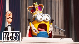 Minion Bob Becomes King  Minions 2015  Family Flicks [upl. by Yvan]