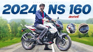 2024 Bajaj Pulsar Ns 160 Telugu Exclusive Review  Rides4U Tejaa [upl. by Ahsitauq]