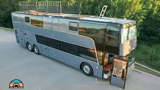 DIY Double Decker Bus tiny house conversion  Family of 8 [upl. by Enitsirhc235]