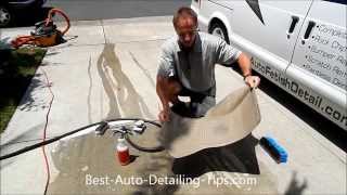 Cleaning rubber floor mats Meguiars SuperDegreaser [upl. by Eisnil222]