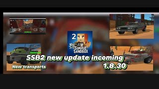 Simple sandbox 2 update 1890 new update incoming new transports Halloween map in SSB2 [upl. by Adnowal515]