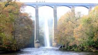 Draining Pontcysyllte Aqueduct 9th November 2009 [upl. by Garrity245]