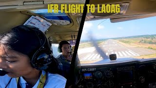 Flying IFR to Laoag International Airport [upl. by Hilleary857]