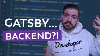 Is Gatsby a Backend Framework [upl. by Akinat751]