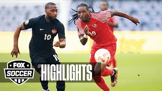 Canada vs Guadeloupe Highlights  CONCACAF Gold Cup [upl. by Lyrej]