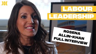 Who is Rosena AllinKhan Full interview  Labour deputy leadership race [upl. by Nanyk]