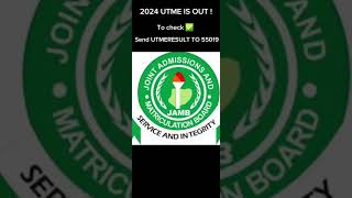 Check your 2024 JAMB RESULT [upl. by Clough]