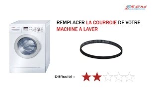 Remplacer une courroie sur une machine à laver [upl. by Mori]