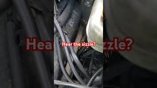 Hear the Sizzle Got the belt Durango water pump stopped overheating lawnlife lawncare landscape [upl. by Spalding]