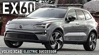 New 2024 Volvo EX60  FIRST LOOK at AllElectric XC60 Successor in Our Render [upl. by Harras]