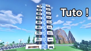 TUTO TOUR  BUILDING MODERNE   MINECRAFT [upl. by Downey]