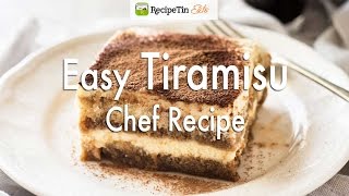 Easy Tiramisu Chef Recipe [upl. by Leirraj]