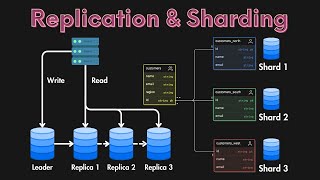 Database Replication amp Sharding Explained [upl. by Nodle344]