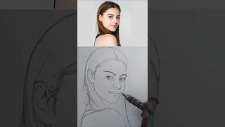 Exploring The Loomis Method Face Sketching shorts youtubeshorts drawing artwork loomismethod [upl. by Ahsilet]