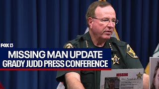 Grady Judd press conference on missing Polk County man [upl. by Araet431]